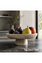 Travertine Presentation Tray with Travertine Base