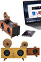 Gramophone Nostalgic Radio High Sound Quality USB Tf Card Aux - 4
