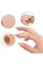 15 cm 2.5 and 1.5 cm Diameter Hand and Foot Finger Protector Teo Fabric Covered Gel Silicone Tube Bone Protector - 2