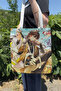Zhongli Genshin Impact V3 Double-Sided Canvas Print Tote Bag Anime Bag