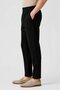 Men Straight Leg Fit Heather Straight Leg Pants, Dark Grey - 3