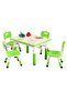 5PCS Kids Table and Chair Set - Stylish, Practical, Good Quality, Affordable, and Plastic + MDF Construction