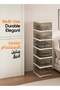 YAH Creation 6-Level YAH Foldable Storage Organizer - Shoe Organizer, Shoe Rack - Transparent Gray, Stackable & Movable, No Assembly Required, Durable Space-Saving Solution for Shoes, Clothes - 3