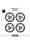 Honda Pcx Wheel Rim Strip – Half Rim Cover & Pcx Lettering Sticker Set - 2