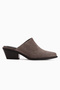 Teresa Genuine Leather Mink Heeled Women's Slippers - 2