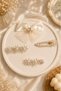 Girl's Pearl and Stone Bowknot Hairpin - Hairpin Set - 3