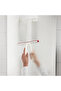 Window Squeegee with Handle, White and Red, Cleaning Tool for Glass and Shower Doors - 2
