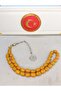 YELLOW PRESSED AMBER Rosary - 3