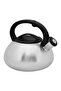 Stainless Steel Whistling Kettle 3L Silver/Black - 2