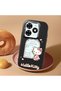 Tecno Spark 20C Compatible Case Camera Protector Black Silicone Couple Phone Case Kitty Pattern - 2
