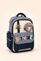 Ccs Kids Primary School School Bag Set of 3 Lunch Box Pencil Case Orthopedic Large Volume Navy Blue Gray - 7