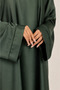 Satin Basic Abaya – Elegant Everyday Modest Wear - 4