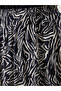 Original Elastic Waist Patterned Women's Skirt - 3