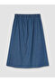 Esvab • Modern & Distinctive Jean Skirt with Drawstring Waist and Pockets - 8