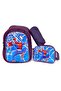 Spider-Man Illustrated School Bag with Lunch Box and Pencil Case - 2