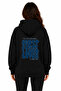 First Love Back Printed Hooded 2 Thread Raster Printed Sweatshirt