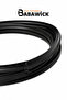 Pak05 Professional Oiled Pure Rubber Pvc Door Window Seal 50 Mt Black Insulation Gasket - 5