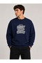 Forget Started Printed Crew Neck 2 Thread Sweatshirt