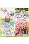 240Pcs 3D Colorful Butterfly Wall Stickers, Butterfly Wall Decals, Removable Butterflies DIY Art Decor Crafts for Party Offices Bedroom Room Sticker Set - 6
