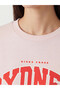 Ozmarka New Season Pink Sydney Printed Oversize Women's Thick Sweatshirt - 3