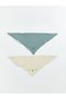 Rmz Gi̇yi̇m Farkiyla Embroidered Baby Boy Bib Set of 2 - 2