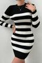 Women's Striped Soft Textured Badi Dress - 2