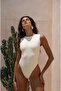 Beyaz mayo/bodysuit - 2