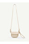 Cream Shk306 Adjustable, Knot Detail Strap, Mini, Women's Hand, Arm and Shoulder Bag - 2