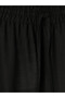 Ozmarka New Season Black Plus Size Linen Blend Women's Trousers - 4