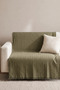 Cotton Non-Slip Anti-Sweat Oversized Sofa Cover Sofa Shawl Sofa Bed Cover 170X200 cm - 4
