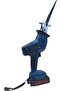 Cordless Reciprocating Sabre Saw, 0-3000 RPM, Lithium-Ion, for Wood Metal and PVC, with 4 Blades, 2 Batteries, Charger and Carry Case, BN-HK120 - 4