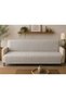 Buldan Cotton Houndstooth Pattern Gray Sofa Cover & Multi-Purpose Cover
