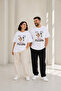 Unisex Large Size Cotton Printed T-Shirt Crew Neck Casual Comfortable Fit