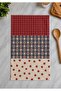 Decorative Kitchen Towel Plaid Patterned Country Style Kitchen Hand Towel 35X50 cm - 2