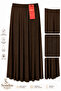 Hesna Women's Neşe Large Size 8-Piece Sandy Skirt, Stone Detailed, Unlined, Elastic Waist, Comfortable Cut, Summer Wear - 3
