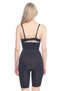 Black Mi 2074 High Waist Patterned Double Long Leg Corset - 3