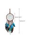 Handmade Blue Feather Dreamcatcher - 7