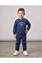 Boy's Embroidered Seasonal 2-Strap Compact Tracksuit Set for Ages 2-3-4-5-6-7-8-9-10