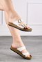 İmershoes Daily Women's Slippers Single Toe Comfortable Cork Sole Buckle Adjustable Sandals 147 - 2