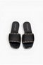 Women's Flat Slippers Black Daily Knitted New Season M500 - 7