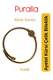Ayetel Kürsi Wire Twisted Steel Bracelet - Gold - 2