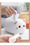 1-Pack Tissue Box Cat-Shaped ABS Material Black Cartoon Design With Toothpick Holder Suitable for Cars Homes Bathrooms - 2