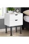 4-piece set of furniture legs, 18-30 cm adjustable, metal bathroom furniture legs, suitable for sofas, cabinets, tables, and chairs - black. - 4