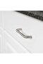 10 solid stainless steel curved handles, Ø 10 mm / center distance 64 mm / door handle stirrup handle - 4