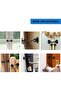 4 Stainless Steel Door and Window Hooks and Pins, Old-fashioned Window Hooks and Door and Window Accessories - 4