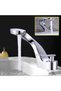 Chrome-plated bathroom sink faucet, single-handle mixer faucet, single-handle basin mixer faucet, bathroom faucet - 5