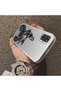 Samsung Galaxy A31 Compatible Motorcycle Rider Drawing with Helmet Printed Men's Style Phone Protective Case - 2