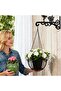 Hanging basket hooks, hanging baskets with screws, flower pots, plants, lanterns, hanging baskets - 4