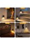 4-pack wireless wall lights with human body sensor, magnetic LED wall lights, rechargeable decorative night lights, white. - 4