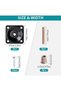 A set of 4 metal leg mounting plates with bolts and screws, M8 fixing plates, for furniture legs, mounting brackets, suitable for sofa legs, table... - 2